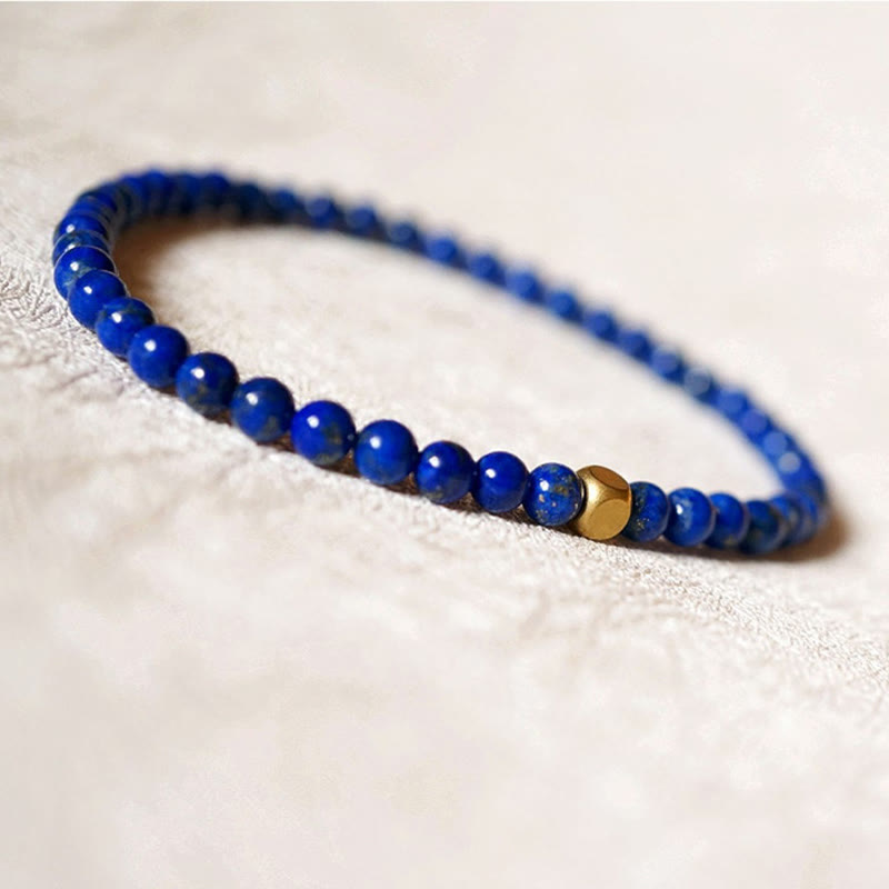 4mm Lazurite Self Care Healing Bracelet