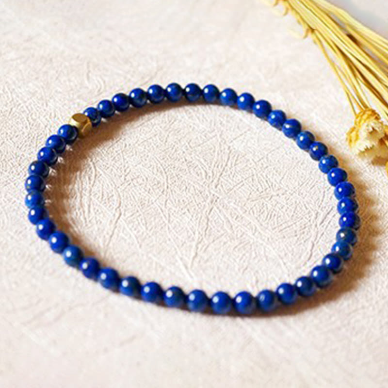 4mm Lazurite Self Care Healing Bracelet