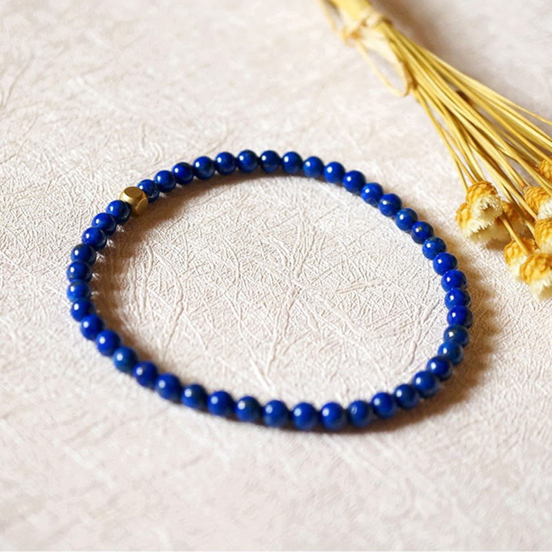4mm Lazurite Self Care Healing Bracelet