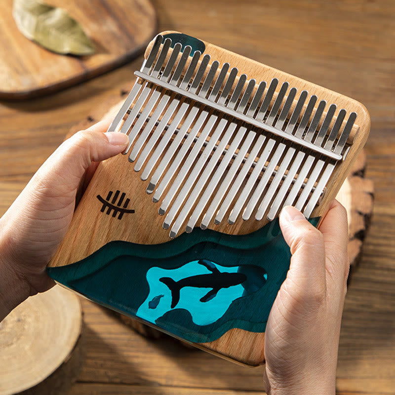 21 Keys Beech Wood Kalimba for Meditation - Healing Sounds