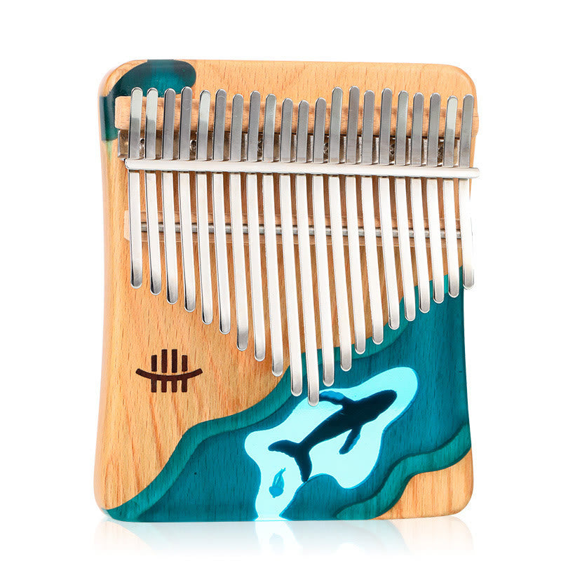 21 Keys Beech Wood Kalimba for Meditation - Healing Sounds