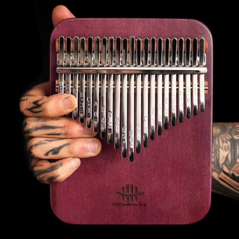21 Keys Peltogyne Wood Kalimba Portable Thumb Piano