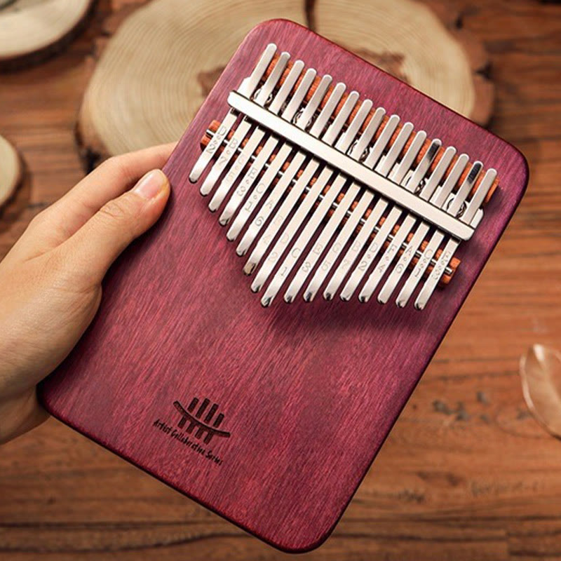 21 Keys Peltogyne Wood Kalimba Portable Thumb Piano