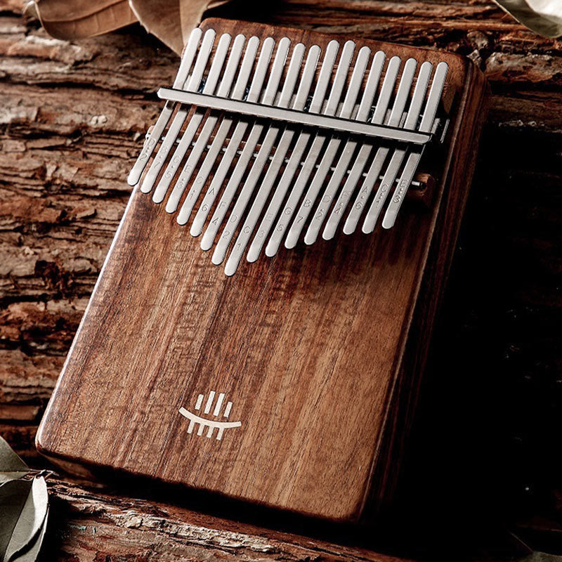 21 Keys Walnut Kalimba | Meditation Thumb Piano