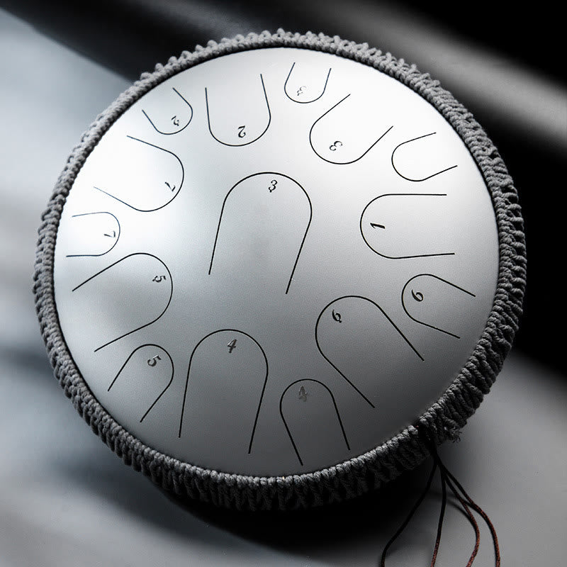 14-inch Steel Tongue Drum Meditation Kit for Mindfulness