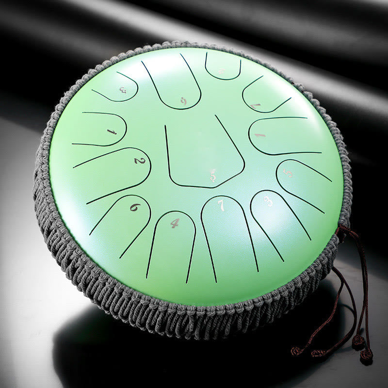 12 Zoll Stahlzungentrommel 13 Note Meditation Sound Healing Kit