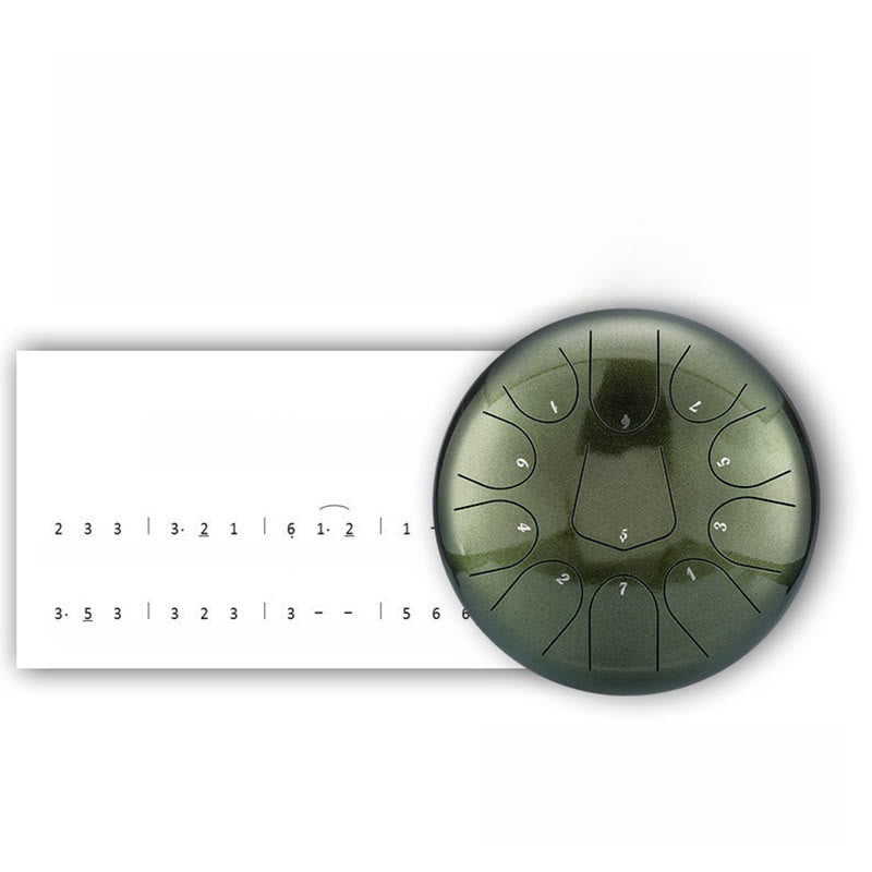 12 Zoll Stahlzungentrommel 13 Note Meditation Sound Healing Kit