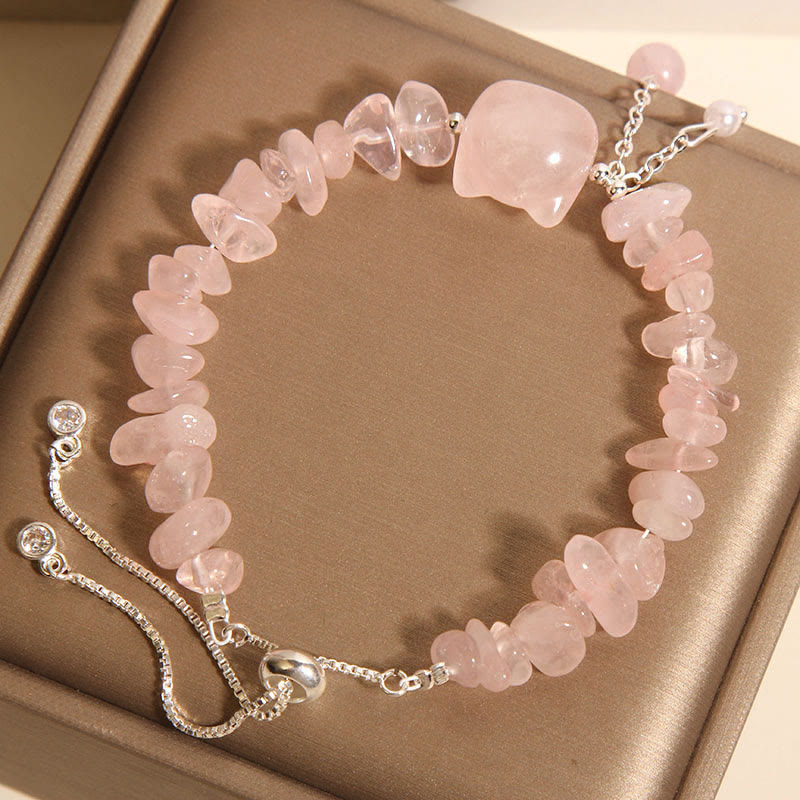 Pink Crystal Agate Soothing Bracelet for Self-Love