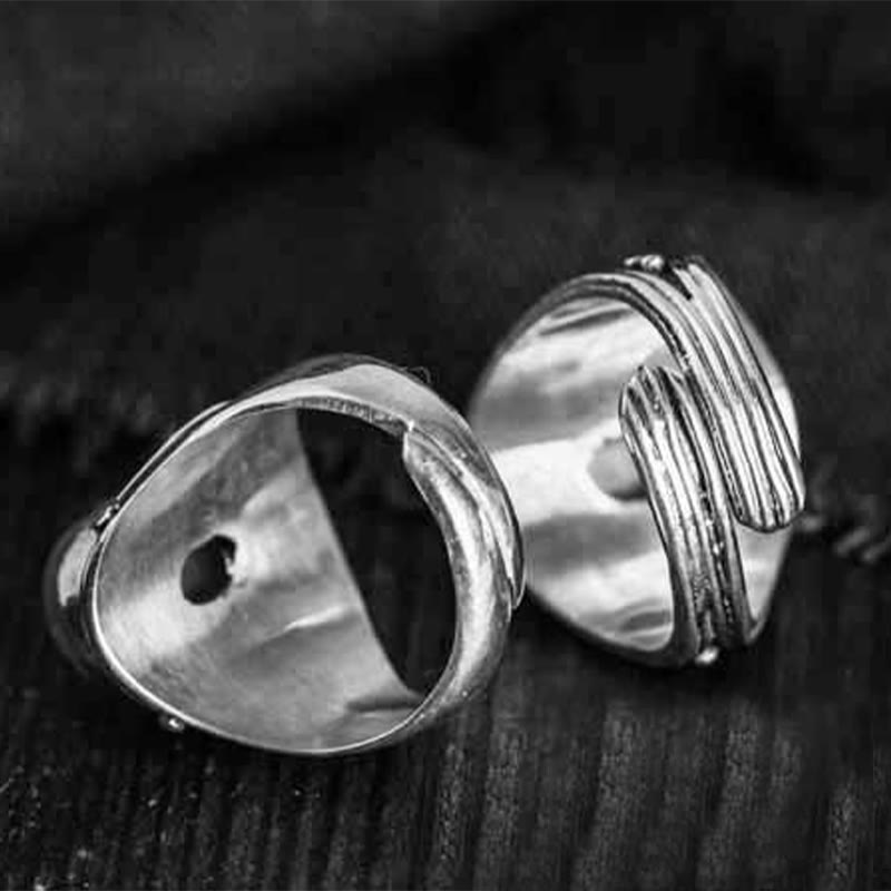 Adjustable Moonstone Ring in 925 Sterling Silver for Healing