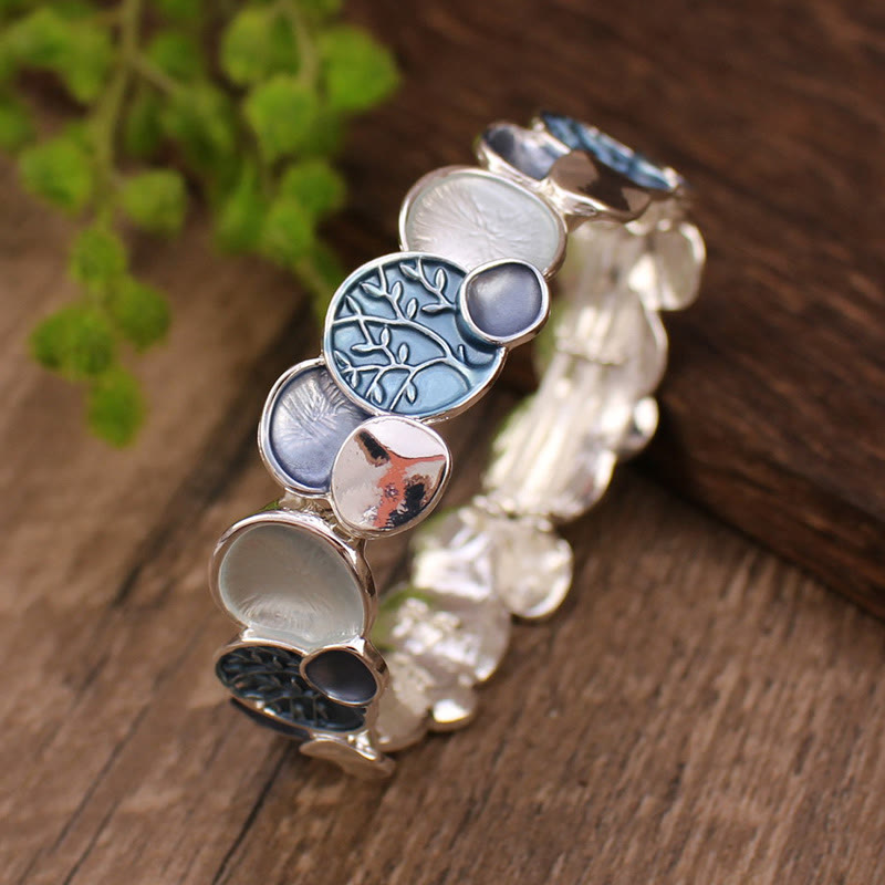 Tree of Life Alloy Elastic Bracelet for Unity & Strength