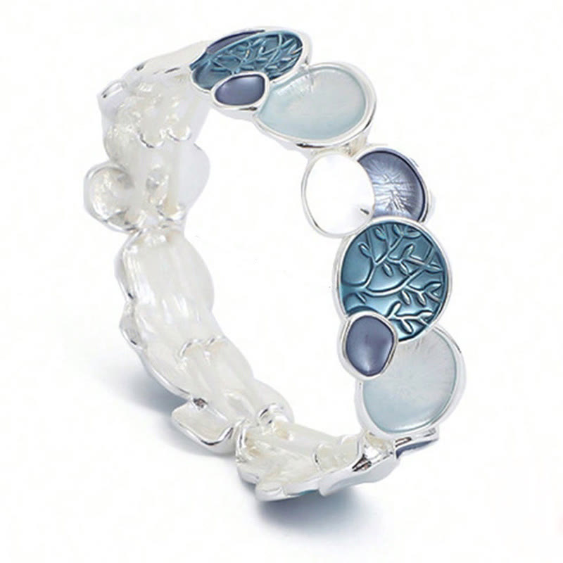 Tree of Life Alloy Elastic Bracelet for Unity & Strength
