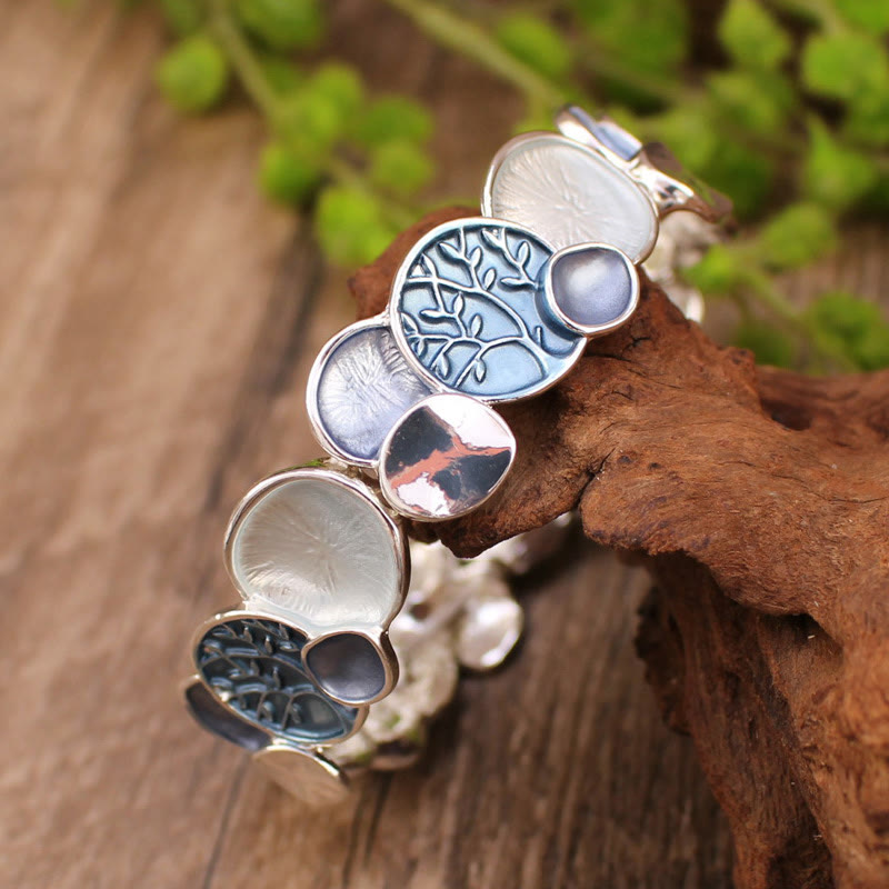 Tree of Life Alloy Elastic Bracelet for Unity & Strength