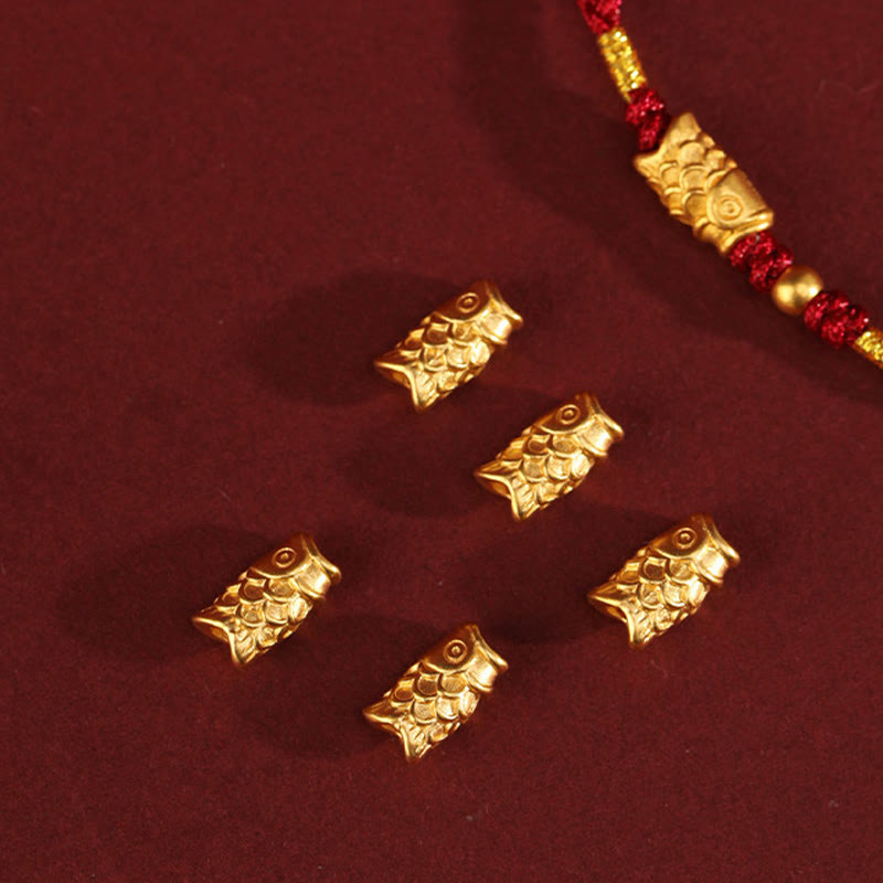 Unisex 999 Gold Koi Fish Luck Protection Bracelet