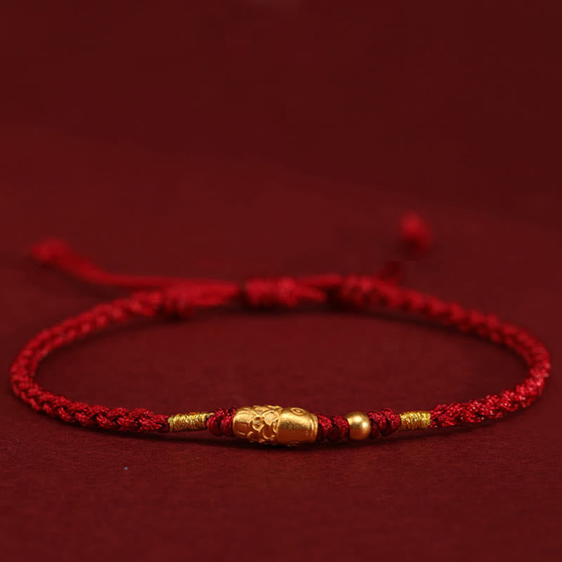 Unisex 999 Gold Koi Fish Luck Protection Bracelet