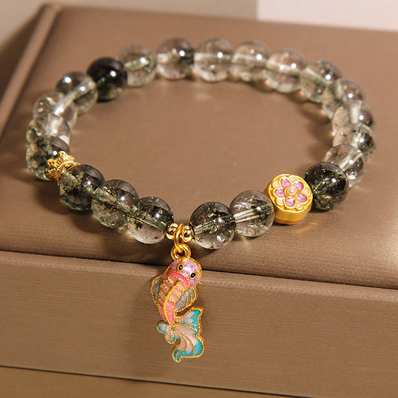Green Phantom Koi Fish Lucky Bracelet 14-16cm