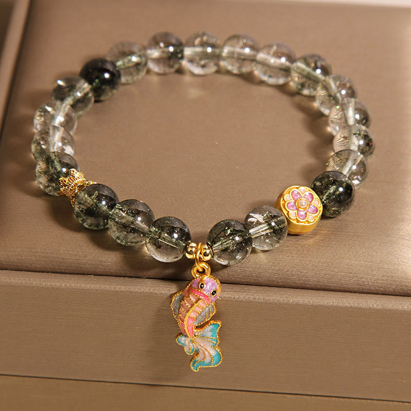 Green Phantom Koi Fish Lucky Bracelet 14-16cm