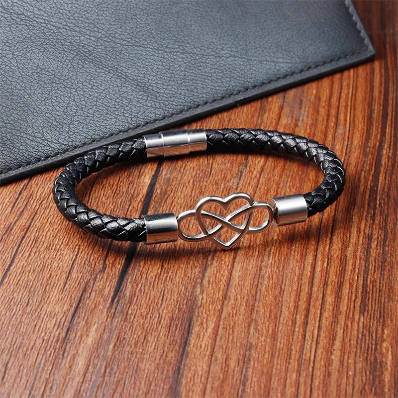 Spirituelles Armband aus Titanstahl mit magnetischer Schnalle für mehr Stärke
