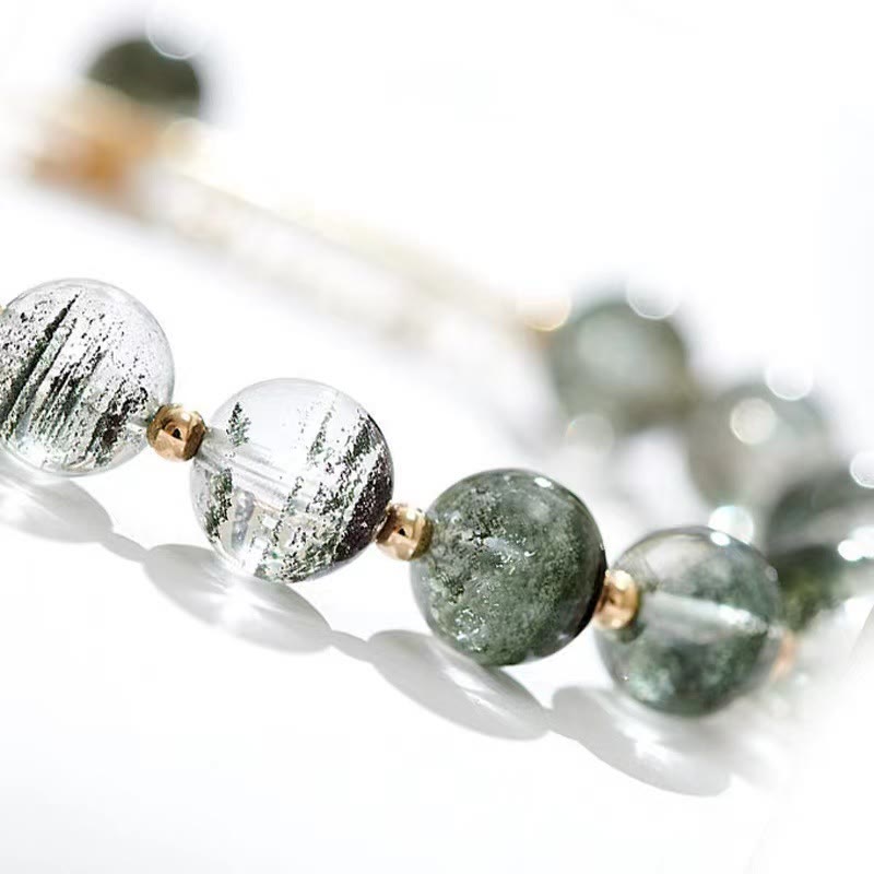 Green Phantom 14K Gold Confidence Charm Bracelet