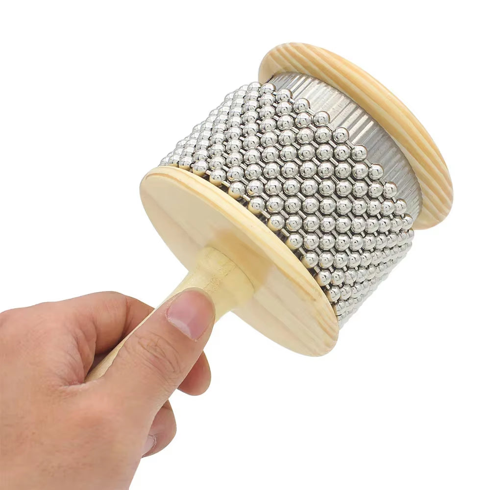 Cabasa Wooden Material Orff Instrument Music Toys Children Pop Hand Shaker Percussion Toys Kid Early Education Birthday Gifts