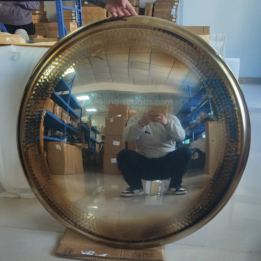 18" bis 36" Spiegel-Chau-Gong-Instrument zur Meditation