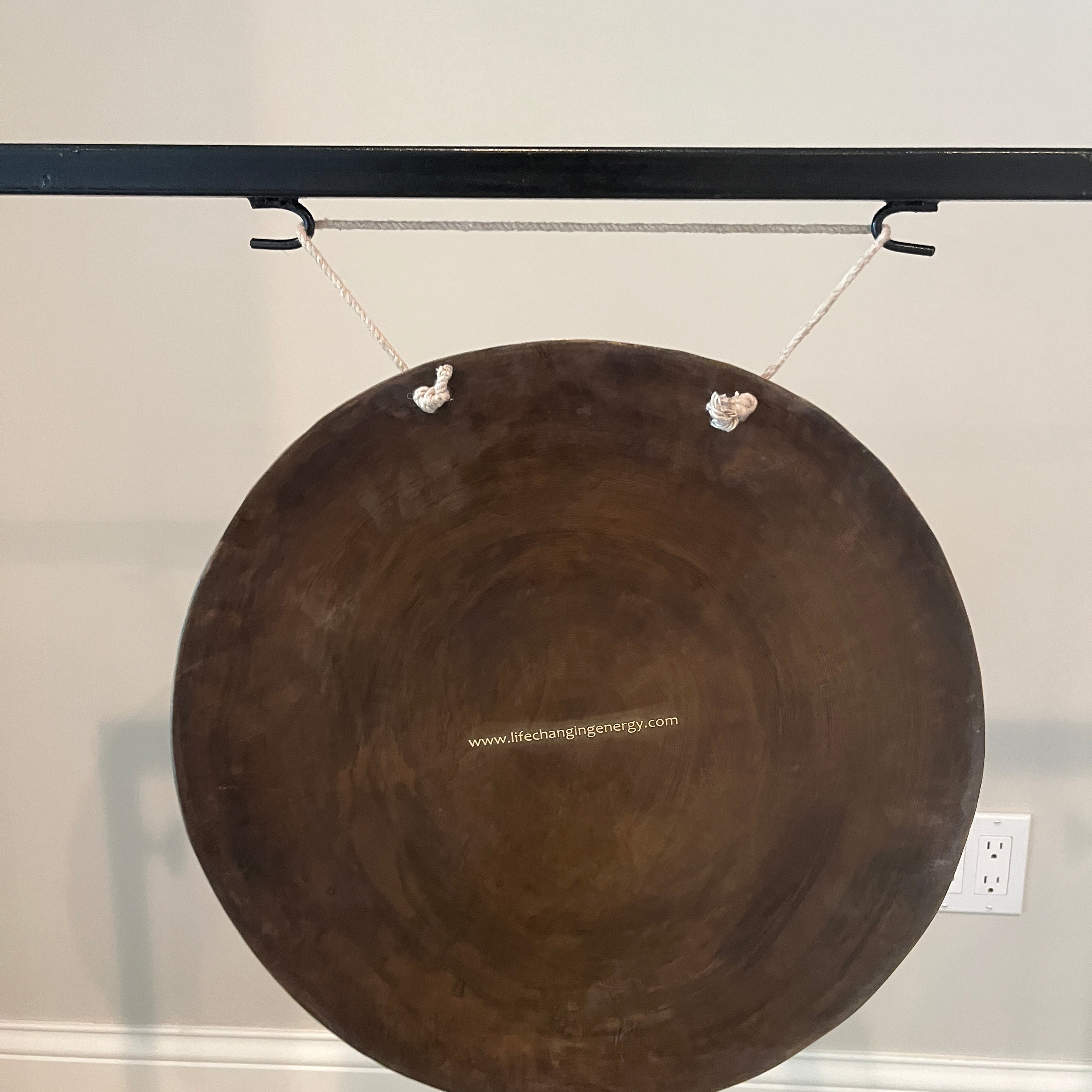 18" Bronze Wind Gong Instrument with Stand