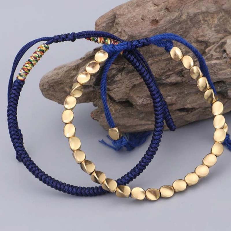 3 PCS Tibetan Copper Spiritual Protection Bracelet Set