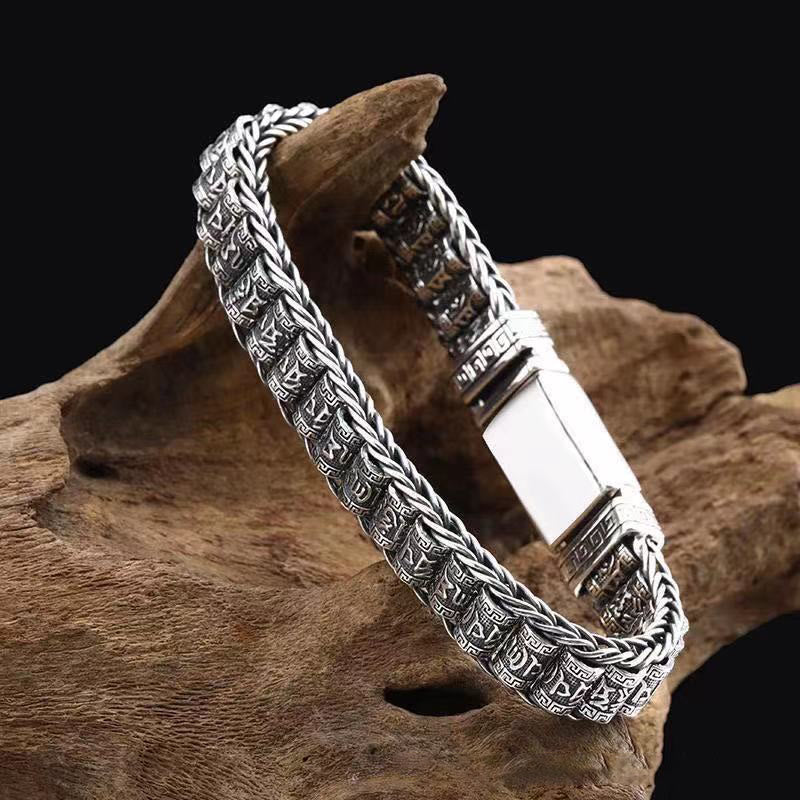 18 cm Premium Om Mani Padme Hum Kupferarmband