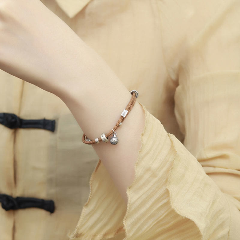 925 Sterling Silver Koi Fish Bracelet for Prosperity & Luck