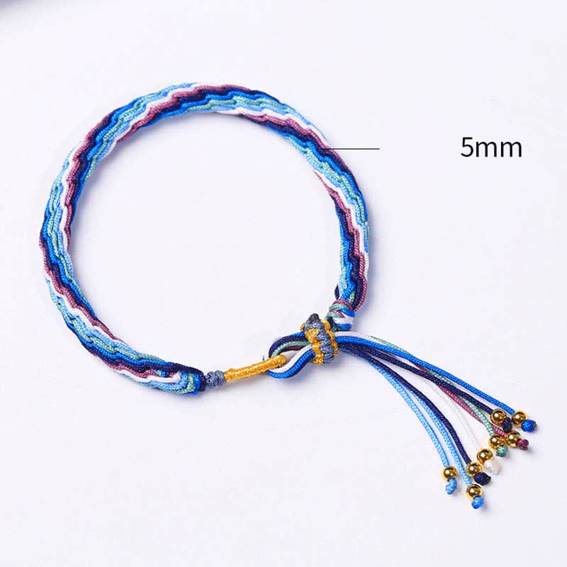 Reincarnation Knot White Jade Luck Protection Bracelet
