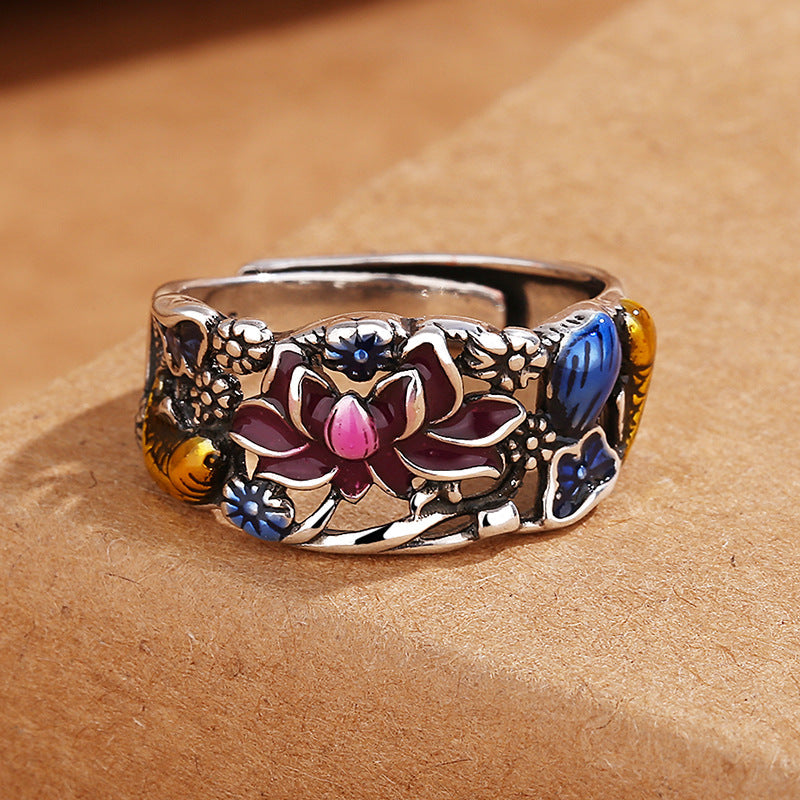 Adjustable Copper Koi Fish Luck & Wealth Ring