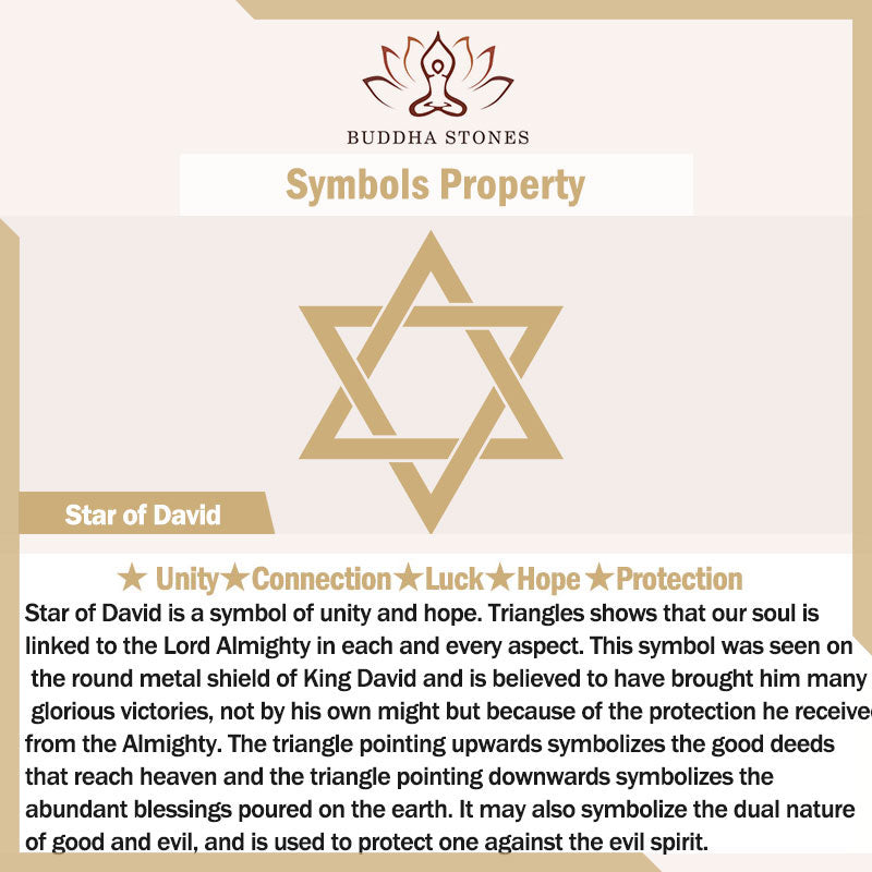 925 Sterling Silver Star of David Necklace for Hope & Protection