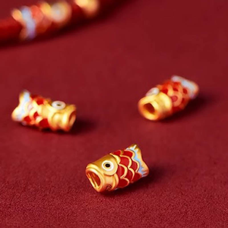 925 Sterling Silver Koi Fish Bracelet for Wealth & Success