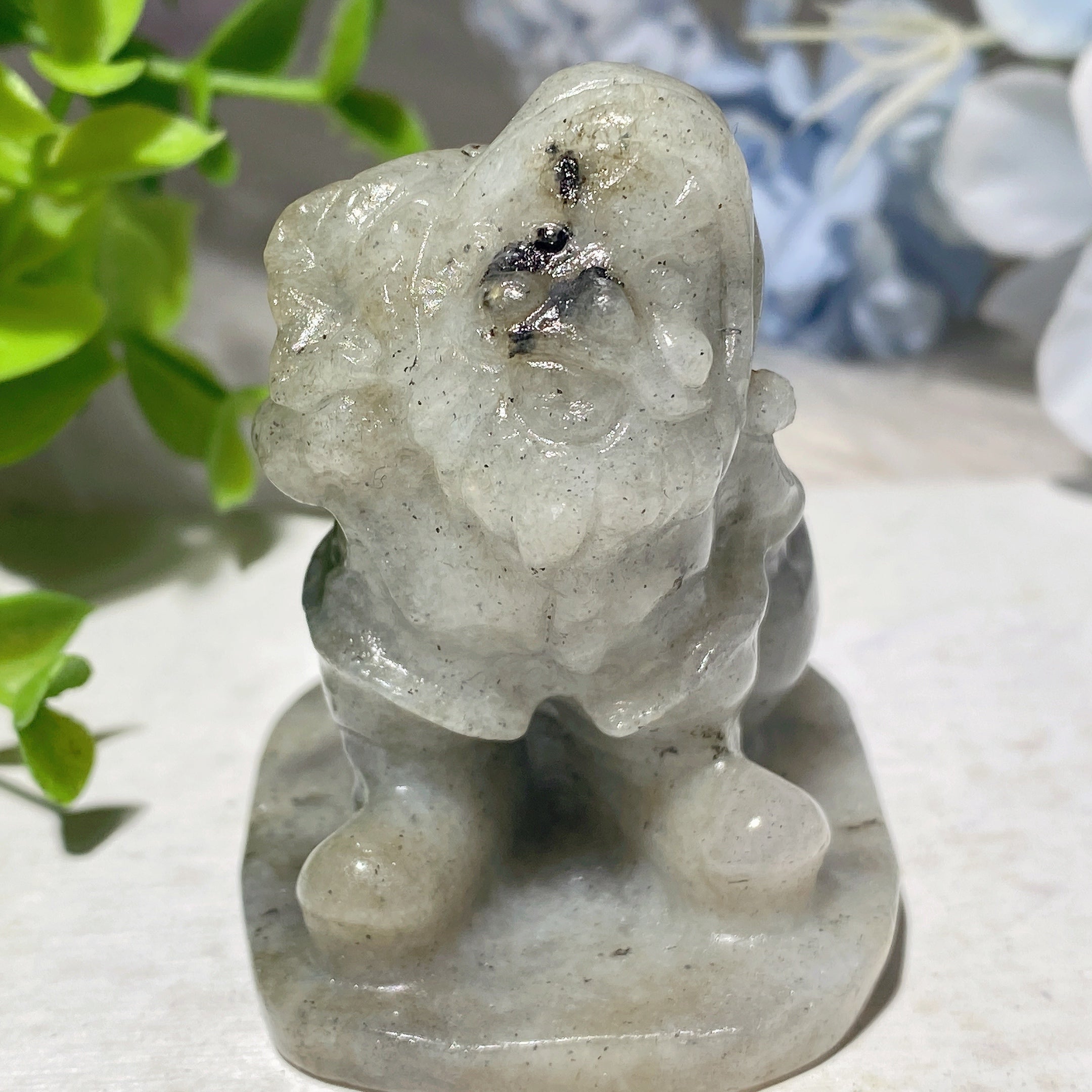 2,0–2,4 Zoll große Weihnachtsmannfiguren aus gemischtem Kristall zur Heilung