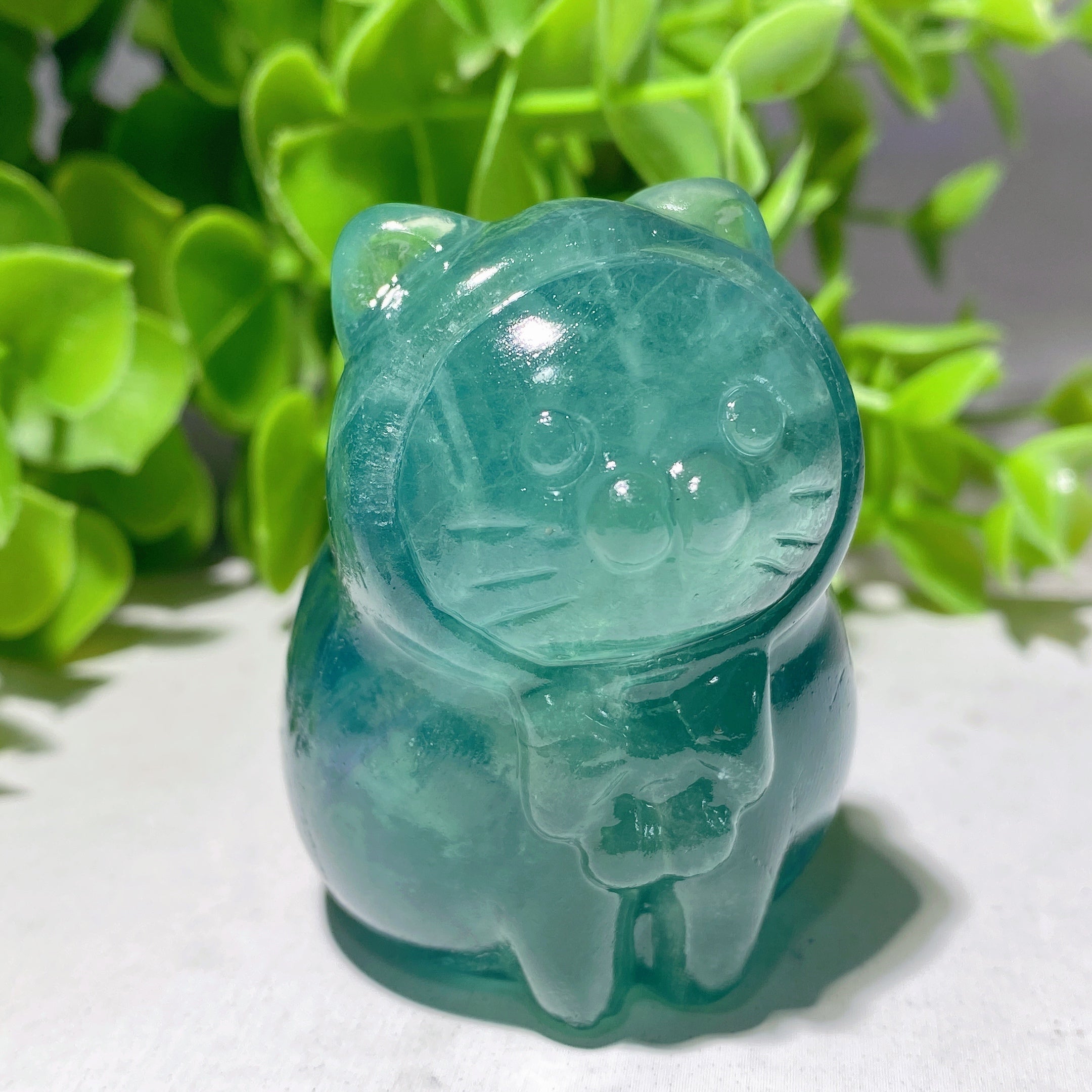 2.0 inch Mixed Crystal Cat Carvings for Healing