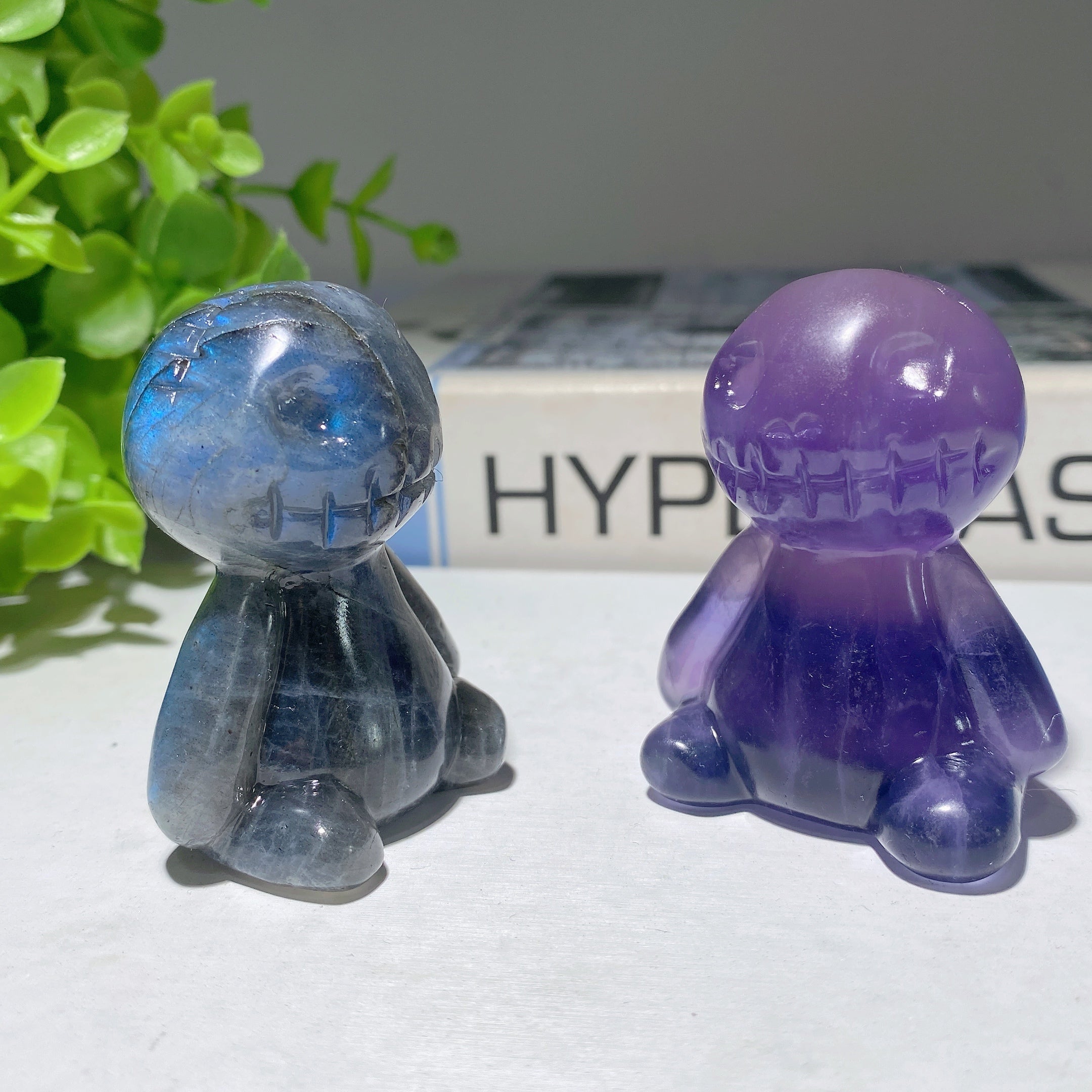2.1 Inch Labradorite Crystal Voodoo Doll Figurine