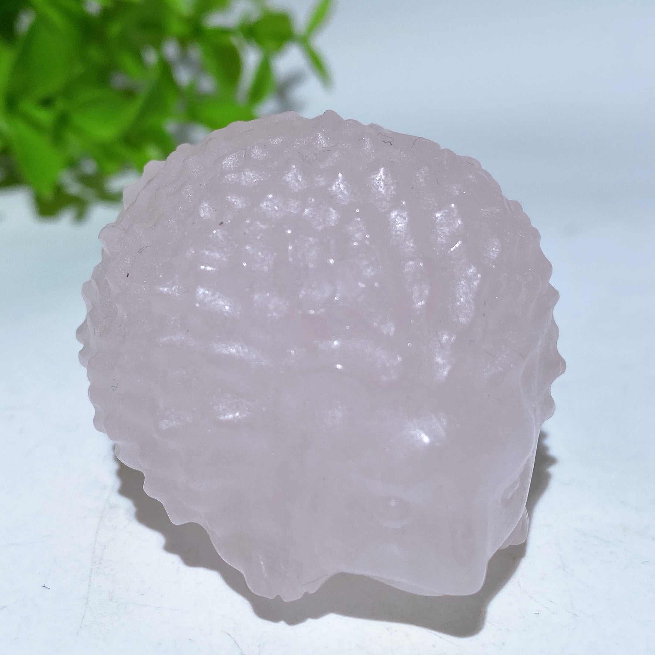 2.1in Crystal Hedgehog Figurine | Opalite Rose Quartz Obsidian