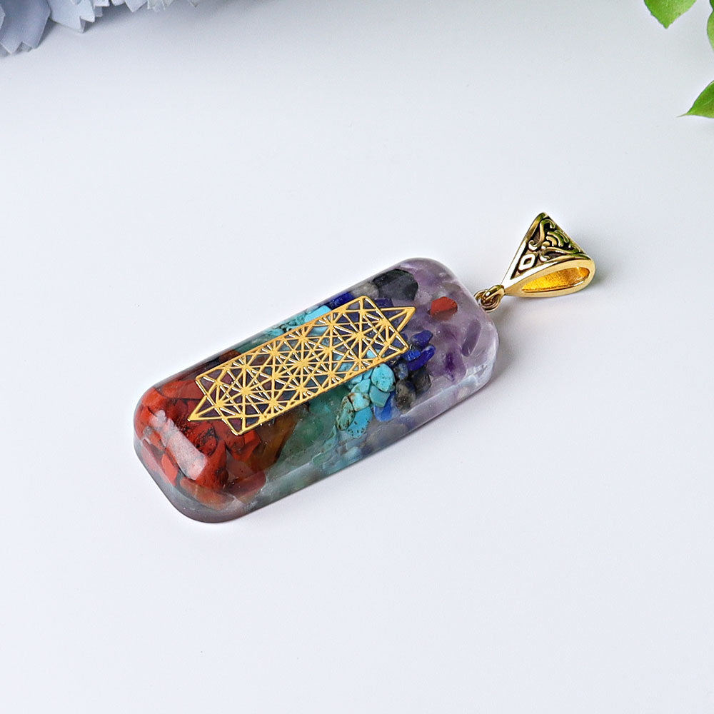 2.2 Inch Chakra Pendant for Spiritual Protection
