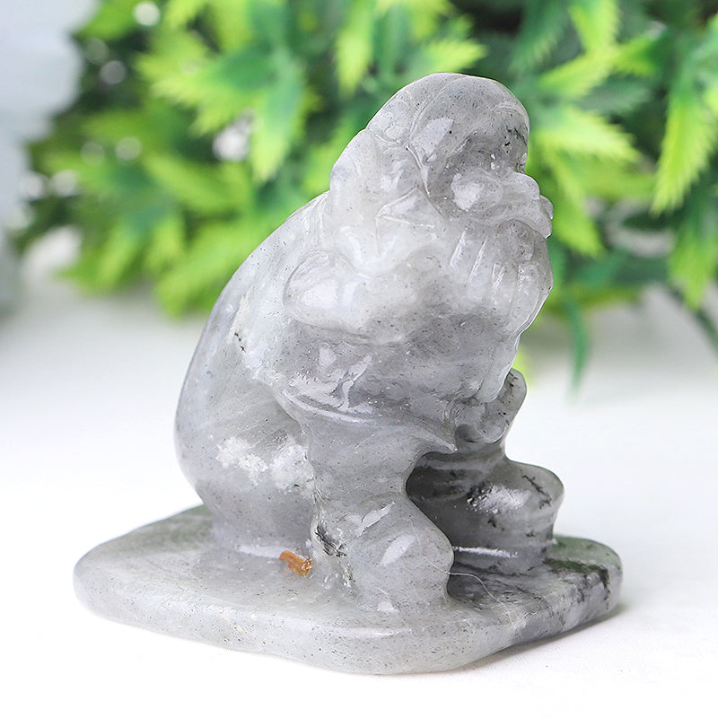 2.2 Inch Labradorite Santa Claus Crystal Figurine