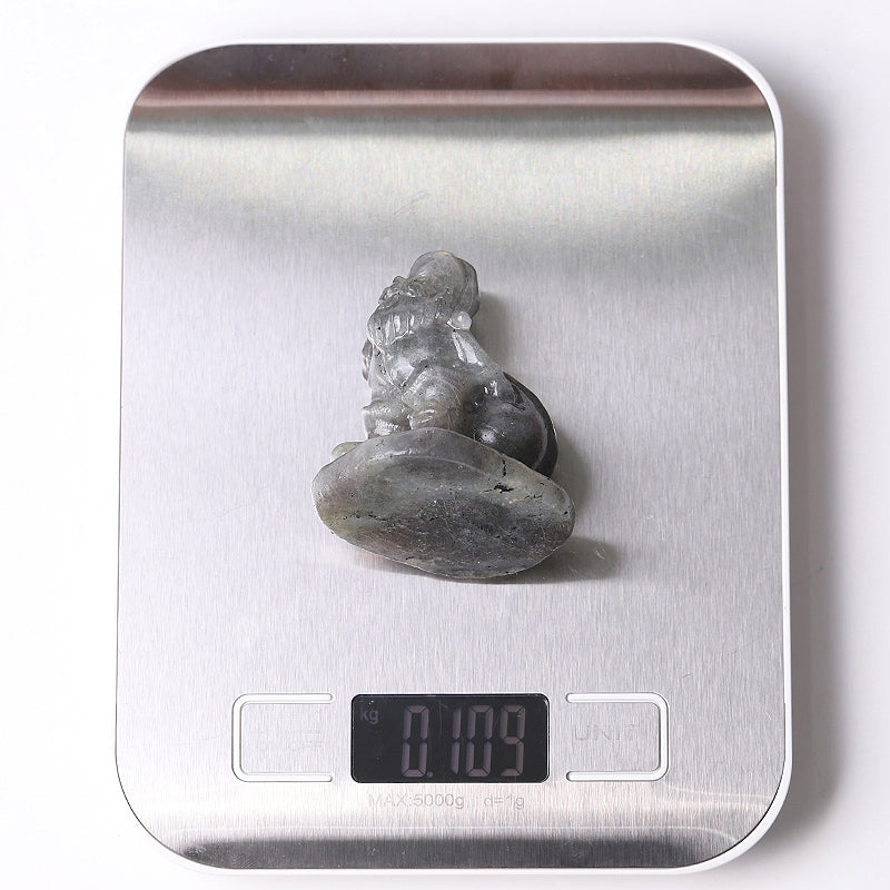 2.2 Inch Labradorite Santa Claus Crystal Figurine