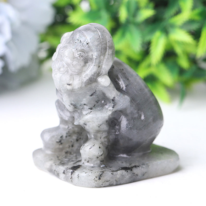 2.2 Inch Labradorite Santa Claus Crystal Figurine