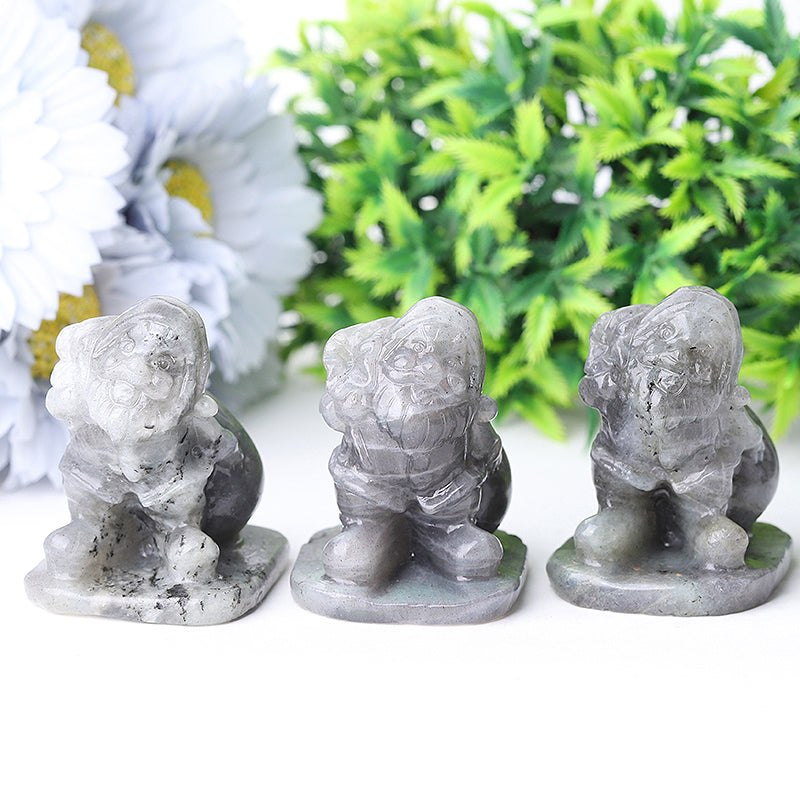 2.2 Inch Labradorite Santa Claus Crystal Figurine