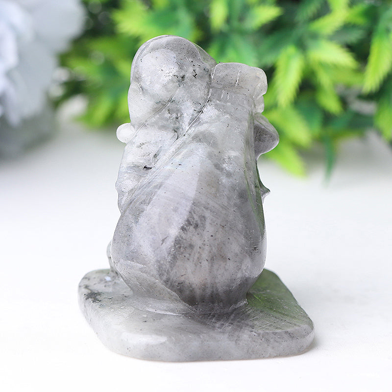 2.2 Inch Labradorite Santa Claus Crystal Figurine