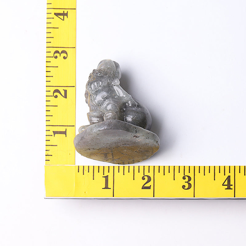 2.2 Inch Labradorite Santa Claus Crystal Figurine