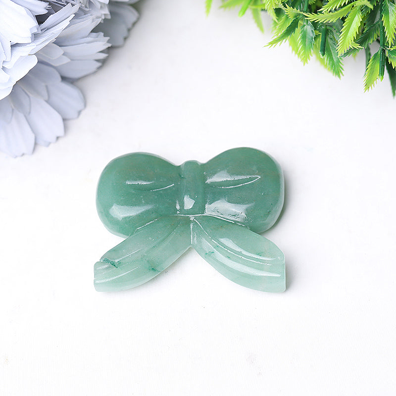 2.3 inch Bow-knot Crystal Figurines for Christmas Gifts