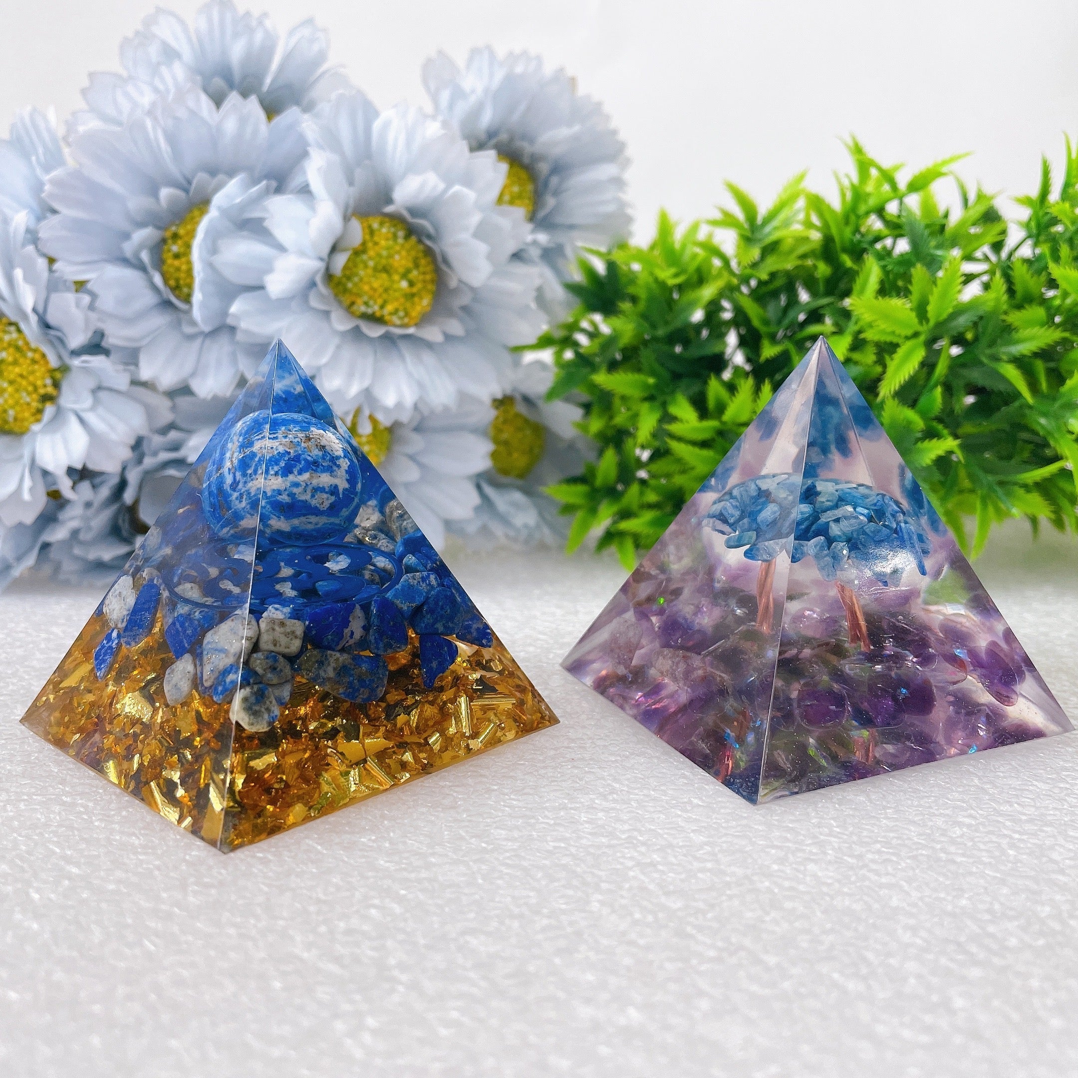 2.3 inch Crystal Pyramid Free Form for Healing Meditation