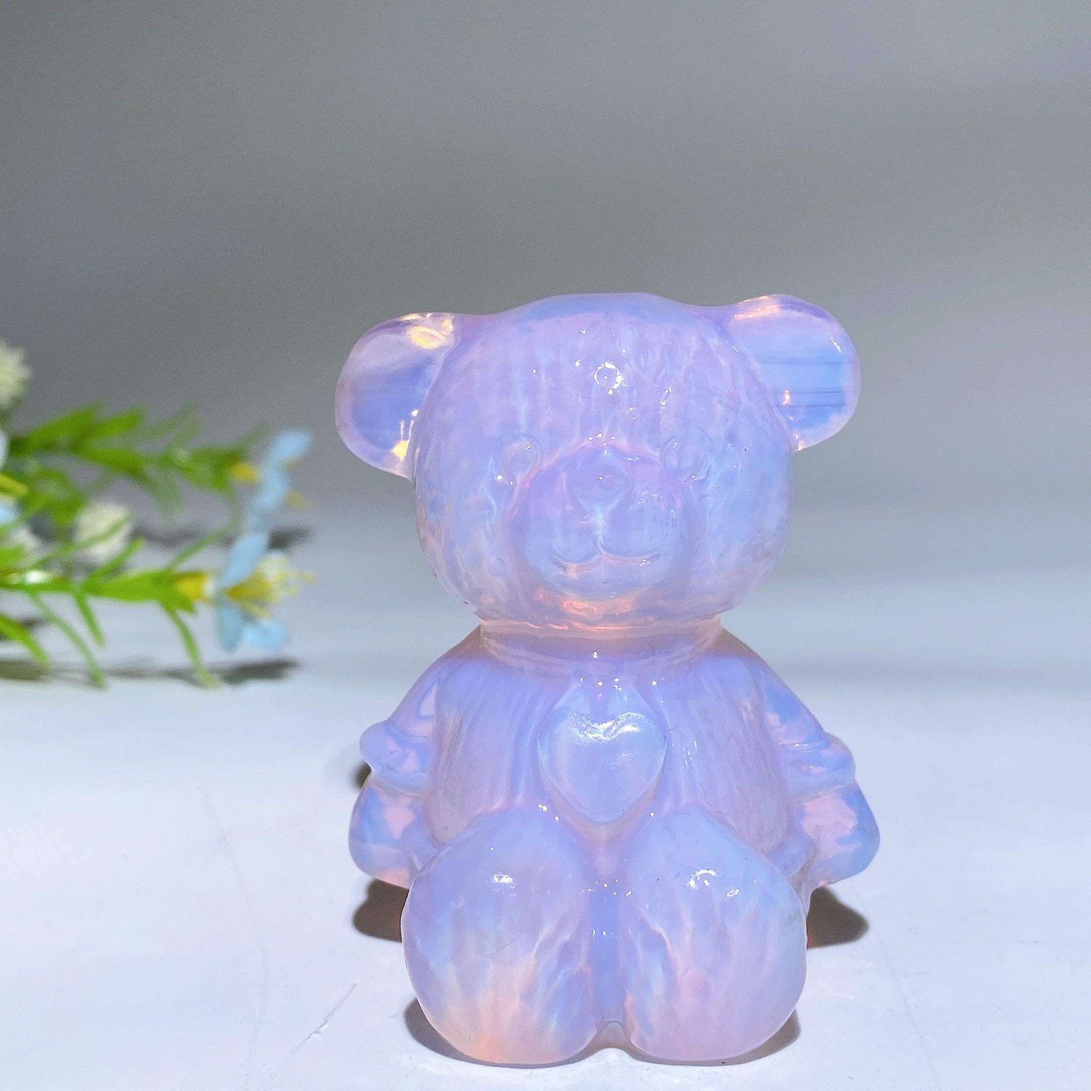 2.3 inch Mixed Crystal Bear Figurines for Healing