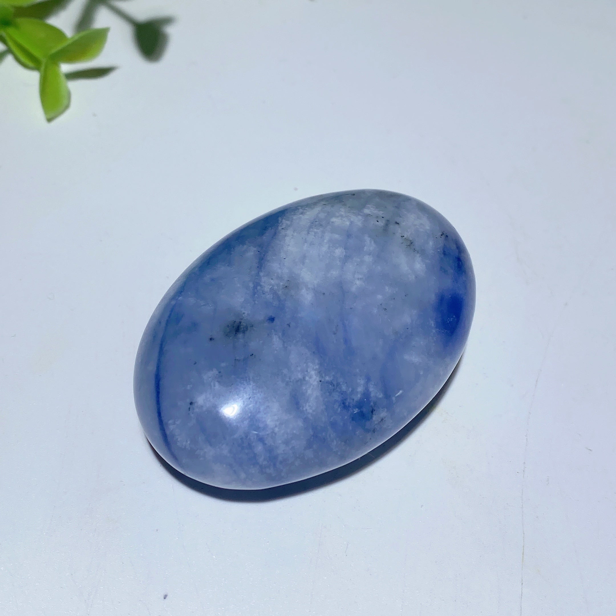 2.3 inch Mixed Crystal Healing Palm Stone for Meditation