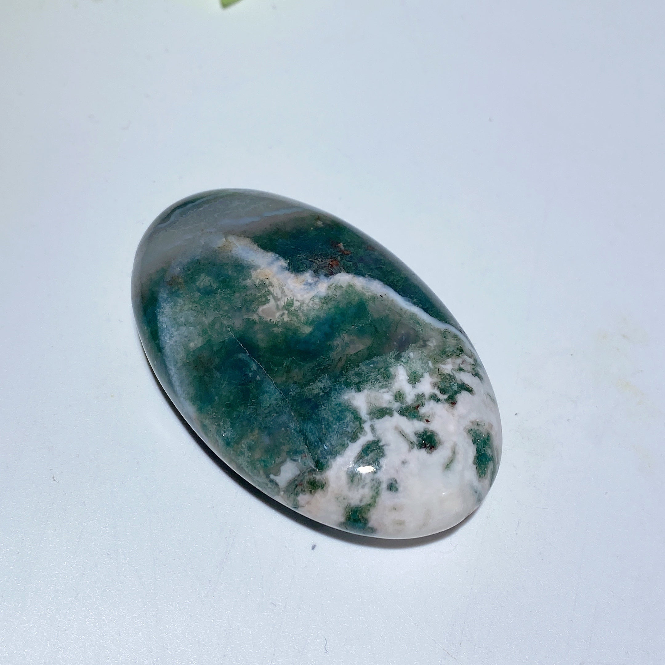 2.3 inch Mixed Crystal Healing Palm Stone for Meditation