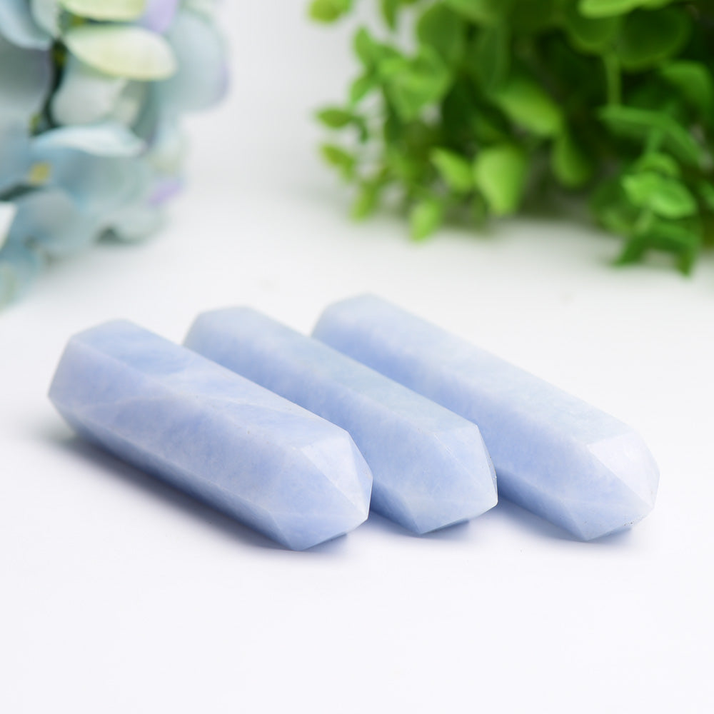2.5-4.5 inch Celestite Crystal Point for Healing & Meditation