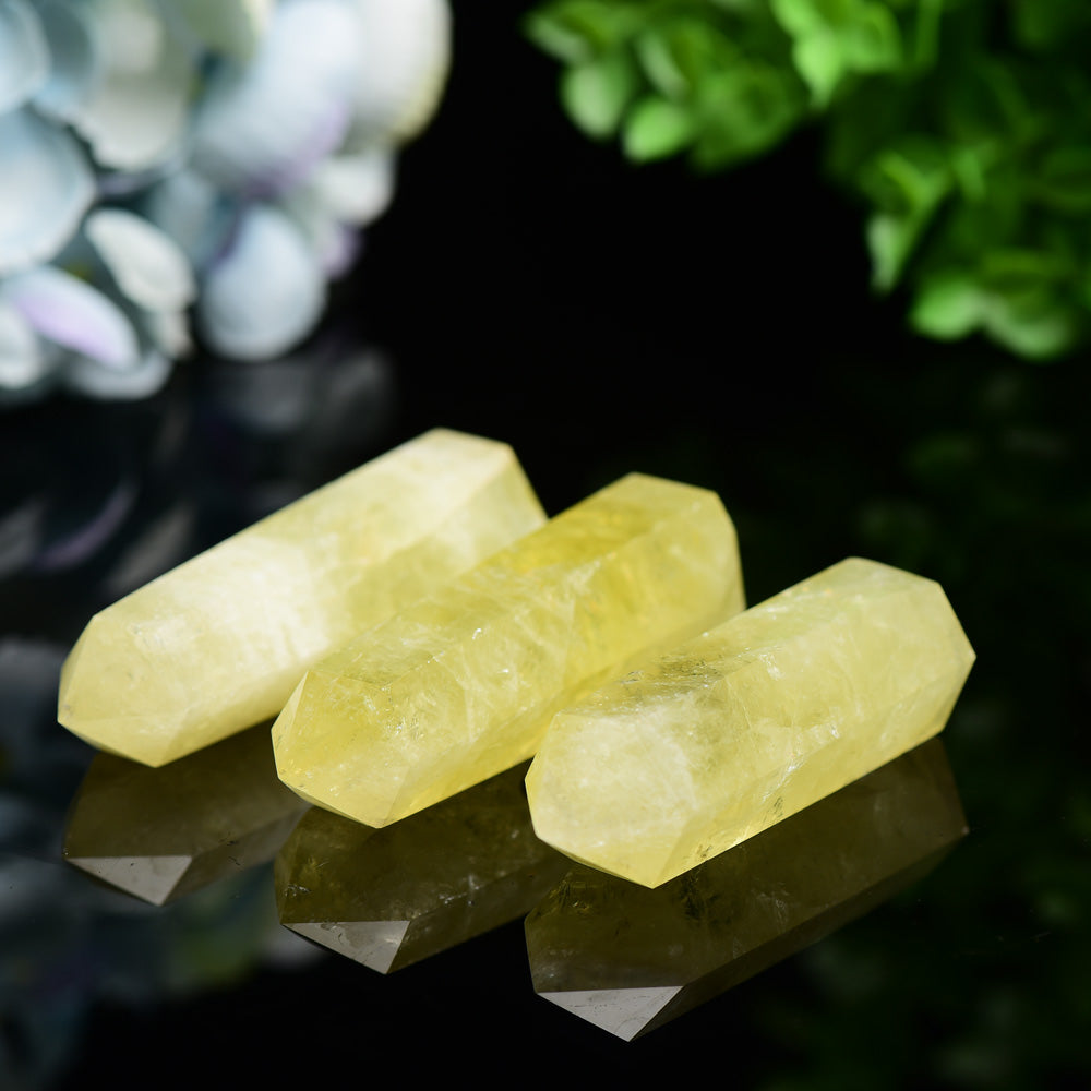 2.5-4.5 inch Citrine Crystal Points for Healing & Energy